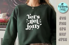 Let's get jolly svg, christmas png, christmas sublimation Product Image 2