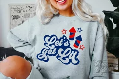 Let's Get Lit SVG - Fourth of July PNG - Independence Day Product Image 3