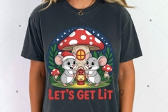 Let's get lit Funny Christmas PNG Product Image 4