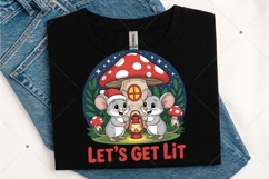 Let's get lit Funny Christmas PNG Product Image 5