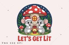 Let's get lit Funny Christmas PNG Product Image 8