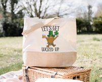 St Patrick&#039;s Day gnome embroidery file, Lucky gnome design Product Image 3