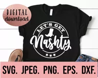 Lets Get Nashty SVG - Nashville Bachelorette Bride Trip SVG Product Image 2