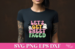 Let&#039;s Get Sheet Faced Funny Halloween SVG Quote Product Image 3