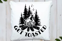Let's get toasted SVG , Outdoor Adventure SVG , Camping SVG Product Image 2