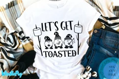 Let's Get Toasted SVG Gnome SVG Camping SVG Gnomies SVG Product Image 1