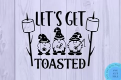 Let's Get Toasted SVG Gnome SVG Camping SVG Gnomies SVG Product Image 2