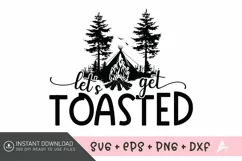 Let's get toasted SVG , Tropical Vibes SVG , Travel SVG Product Image 1