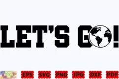Let's Go SVG | Travel SVG | Adventure SVG | Mountain SVG Product Image 1
