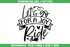 Let's go for a joy ride SVG | Scooter SVG | Vespa SVG Product Image 1