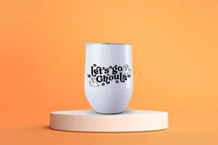 Lets Go Ghouls halloween png svg vectors with transparent background high resolution for cricut silhouette and sublimation machine