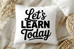 Let&#039;s Learn Today SVG | Teacher SVG | Teacher PNG Product Image 5