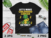 Let's Make Childhood Cancer Extinct Png Jpg Product Image 2