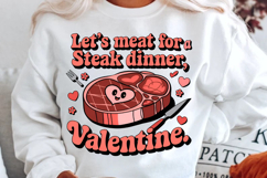 Lets Meat For A Steak Sublimation PNG Design Product Image 2