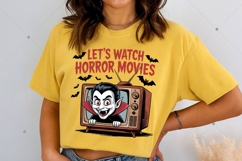 Let's Watch Horror Movies PNG, Scary Movies PNG Product Image 5