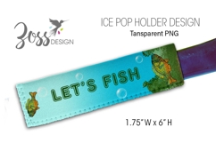Bright Sunfish Ice Pop Holder | Lake Scene Product Image 1