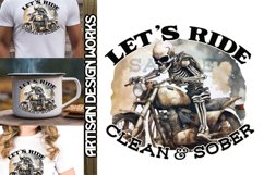 Lets Ride Clean And Sober Product Image 1