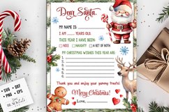 Letter to Santa printable PDF, Letter for Santa Product Image 1