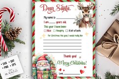 Letter to Santa printable PDF, Letter for Santa Product Image 1