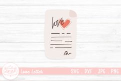 Love Letter Clipart Sticker | Valentine Clipart Sticker Product Image 1