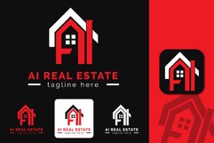 Letters AI Real Estate Property Logo Product Image 1