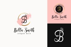 Letter B Feminine Floral Logo Templates Product Image 1