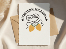 Bride Groom Strawberry SVG Cowgirl Product Image 3
