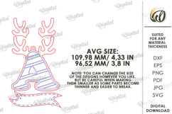 Alphabet Christmas Ornaments Bundle Lasercut. Christmas SVG Product Image 3