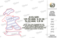 Christmas Ornament Laser Cut. Letter K SVG Product Image 2
