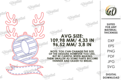 Christmas Ornament Laser Cut. Letter Q SVG Product Image 2