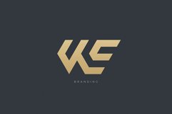 W Letter W E Monogram Logo Concept Product Image 1