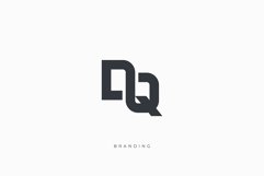 D Letter DQ Monogram Logo Concept Product Image 1
