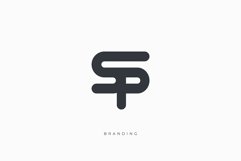 S Letter SP Monogram Logo Concept Product Image 1
