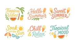 Summer Lettering Product Image 2