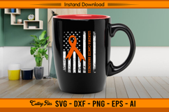 Leukemia Cancer Awareness Flag SVG Design Product Image 3