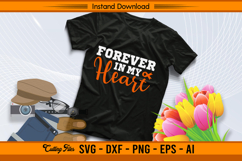 Forever in My Heart Leukemia Cancer Awareness SVG Product Image 2
