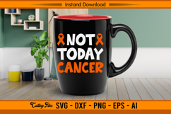 Not Today Cancer Leukemia Awareness SVG Product Image 3