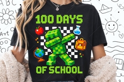 Level 100 Days Of School Complete Gamer Video Games Boys Png Product Image 4