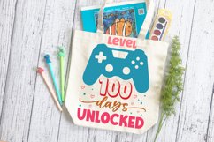 Level 100 Days Unlocked SVG, School SVG Design Product Image 2