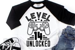 Level 14 Unlocked Birthday Boy Girl SVG PNG 14th Video Game Product Image 2