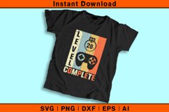 Level 28 Complete Vintage Retro Gaming Celebrate Wedding Product Image 2