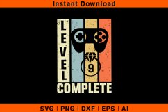 Level 9 Complete Vintage Retro Gaming Celebrate Wedding Product Image 1