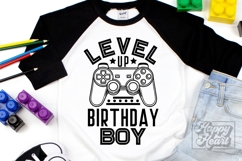 Level Up Birthday Boy SVG - Video Gamer Birthday Shirt PNG Product Image 3