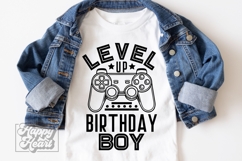 Level Up Birthday Boy SVG - Video Gamer Birthday Shirt PNG Product Image 2