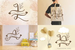 The 10 in 1 Monogram Font Bundle Product Image 5