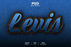 Levis 3D editable text effect Product Image 1