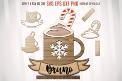  leyered christmas	christmas dxf files	laser cut files	glowforge svg	hot cocoa ornament	xmas ornament	ornament laser cut	glowforge files	hot cocoa svg	hot cocoa sign	hot cocoa mug	hot chocolate mug	hot chocolate svg