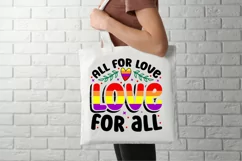 All for love love for all SVG, Gay SVG Design Product Image 2