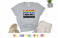 Love has no gender SVG. LGBTQ pride month quote Product Image 2