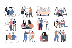 LGBTQ Relationships Vector illustrations Product Image 1